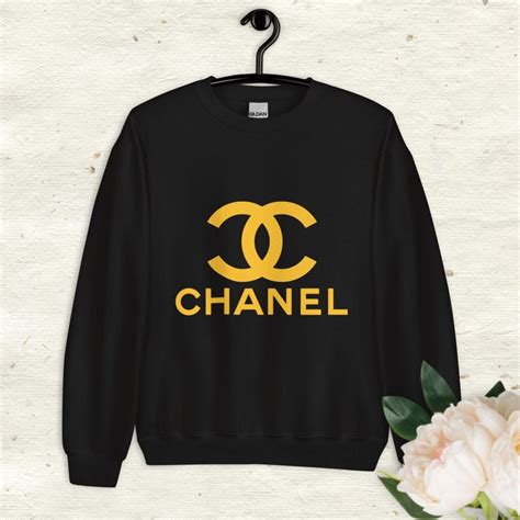 my chanel hoodie|authentic chanel logo sweater.